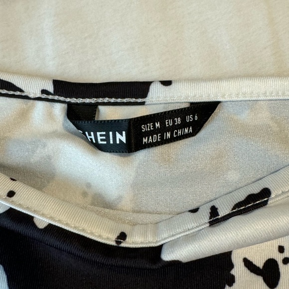 Shein Cow-Print Tanktop - Picture 3 of 4